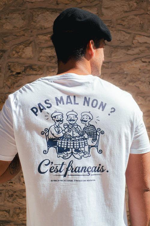T-shirt Le Bon Vivant — Blanc