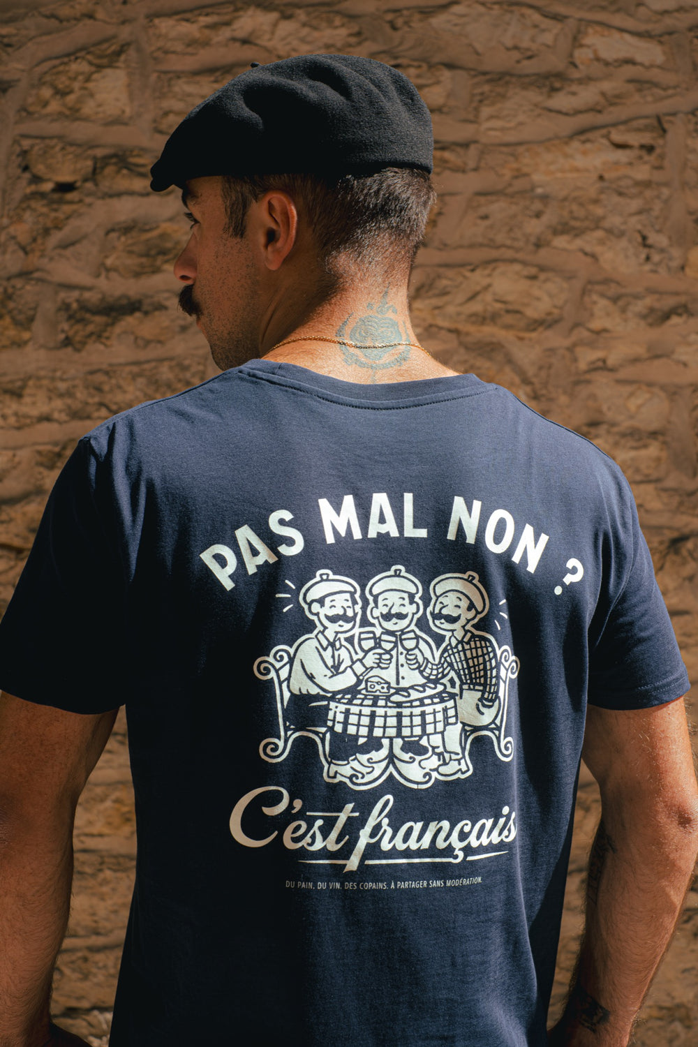 T-shirt Le Bon Vivant — Blanc
