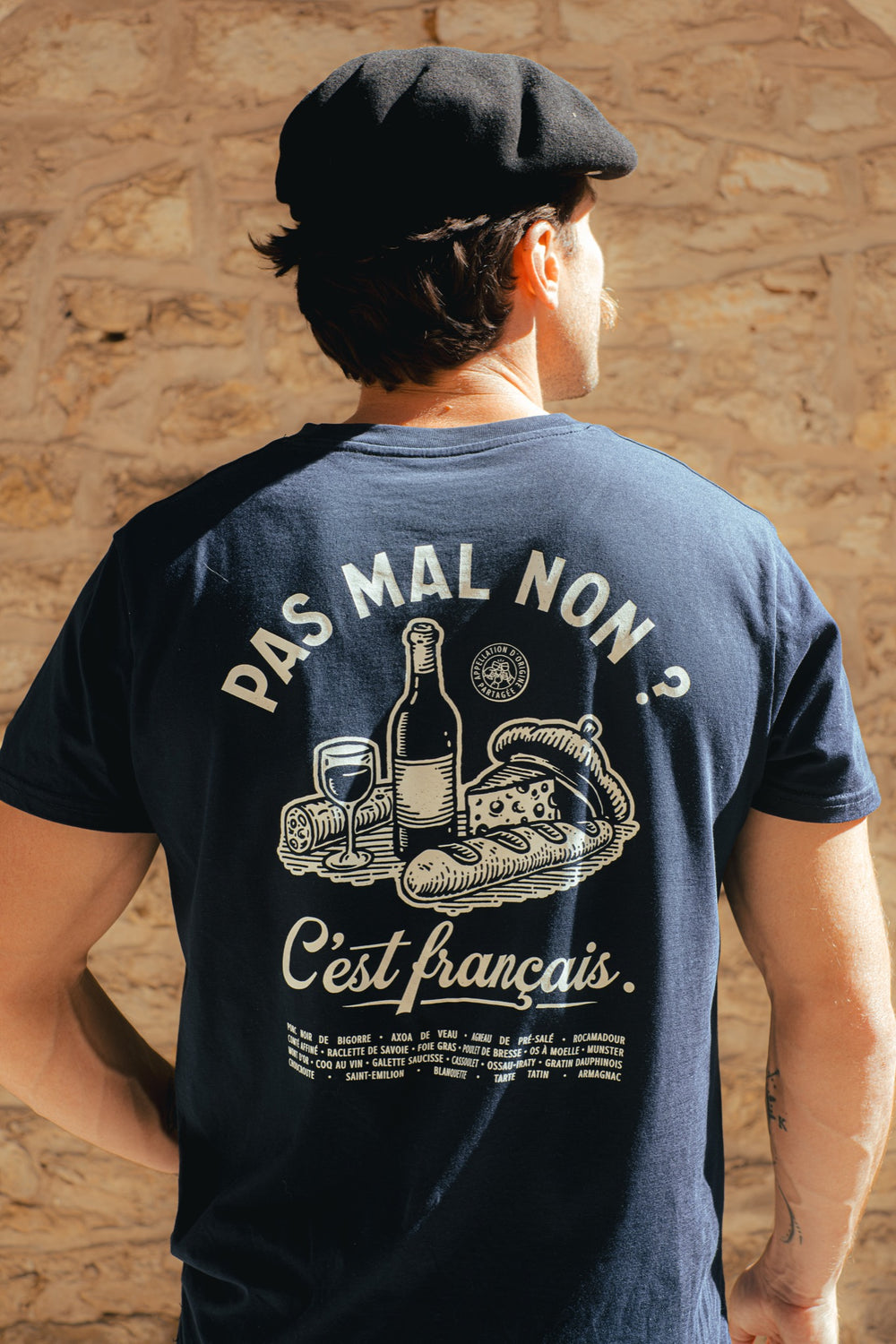 T-shirt Le Gourmand — Blanc