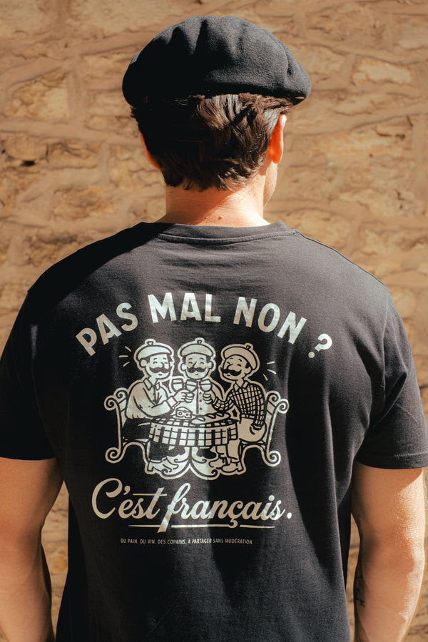 T-shirt Le Bon Vivant — Noir